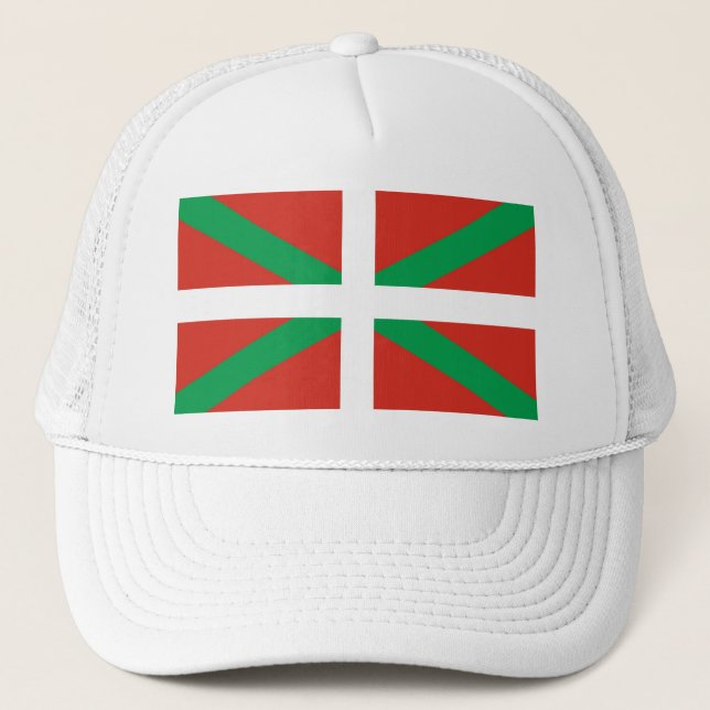 Boné Bandeira de Euskadi - país Basque - Ikurri (Frente)