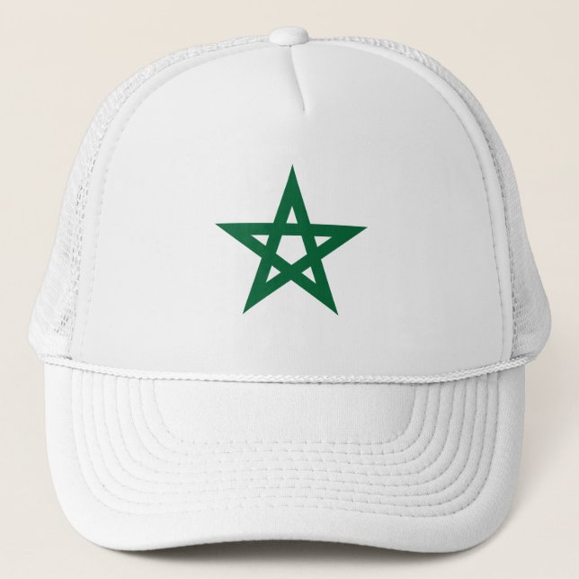 Boné bandeira de futebol de Marrocos (Frente)