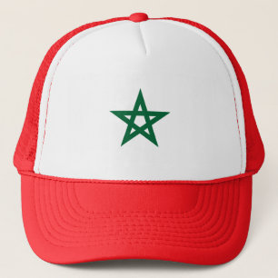 Boné bandeira de futebol de Marrocos