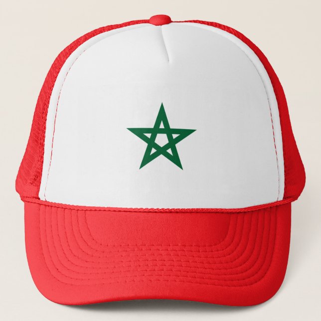 Boné bandeira de futebol de Marrocos (Frente)
