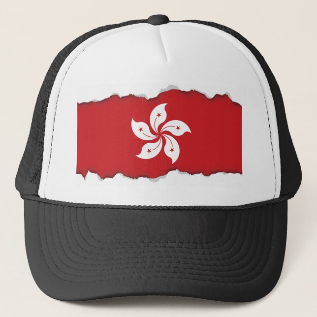 Boné Bandeira de Hong Kong (Frente)