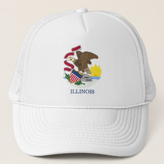 BONÉ BANDEIRA DE ILLINOIS (Frente)