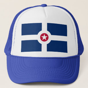 Boné Bandeira de Indianápolis, Indiana Trucker Hat