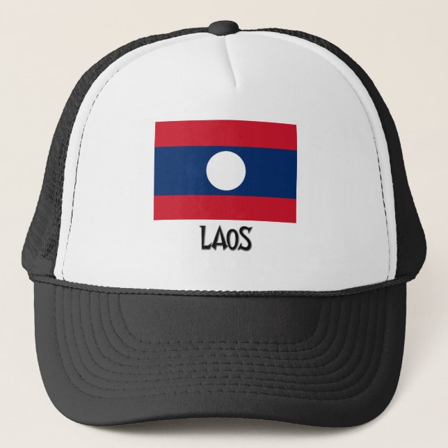 Boné Bandeira de Laos (Frente)