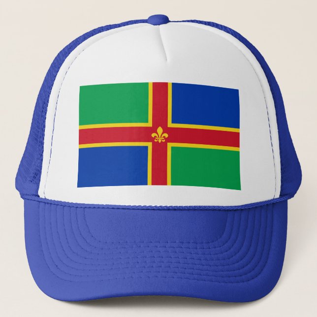 Boné Bandeira de Lincolnshire Trucker Hat (Frente)