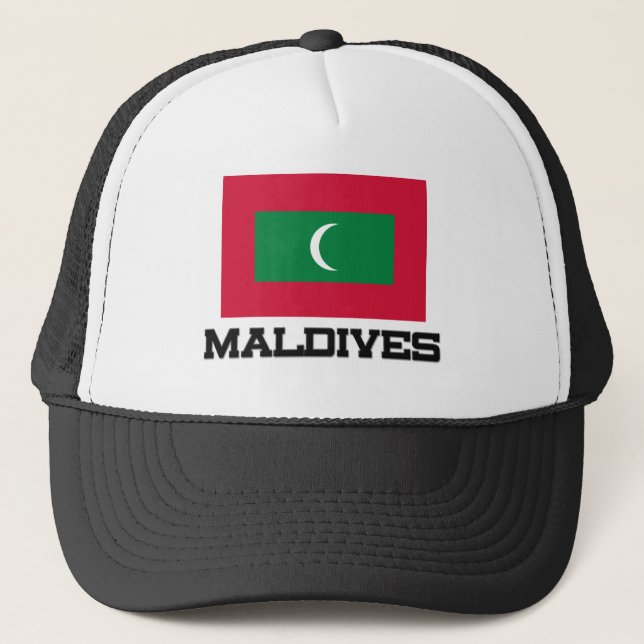 Boné Bandeira de Maldives (Frente)