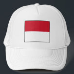 Boné Bandeira de Mônaco<br><div class="desc">Bandeira patriótica de Mônaco.</div>