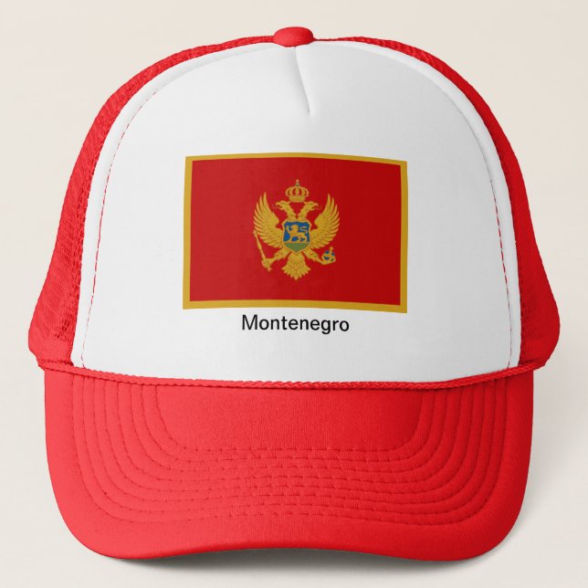 Boné Bandeira de Montenegro (Frente)