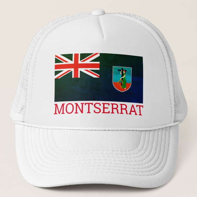 Boné Bandeira de Montserrat (Frente)