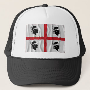 Boné Bandeira de ondulação de Sardegna