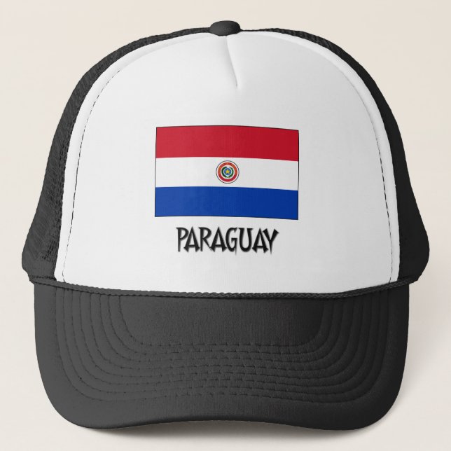 Boné Bandeira de Paraguai (Frente)