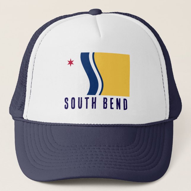 Boné Bandeira de South Bend, Indiana (Frente)