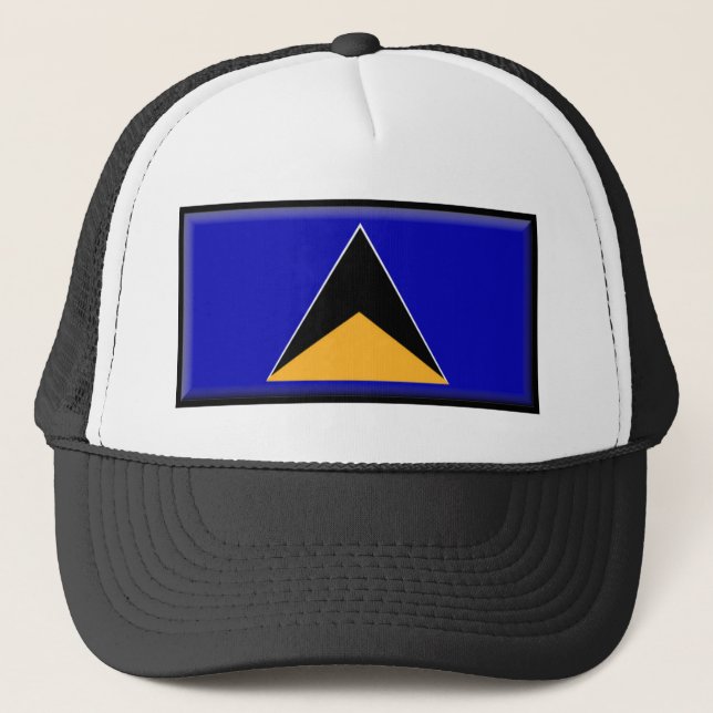 Boné Bandeira de St Lucia (Frente)