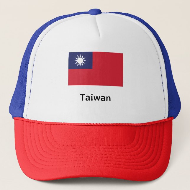 Boné Bandeira de Taiwan (Frente)