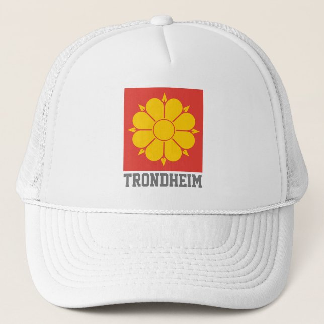 Boné Bandeira de Trondheim, Noruega (Frente)