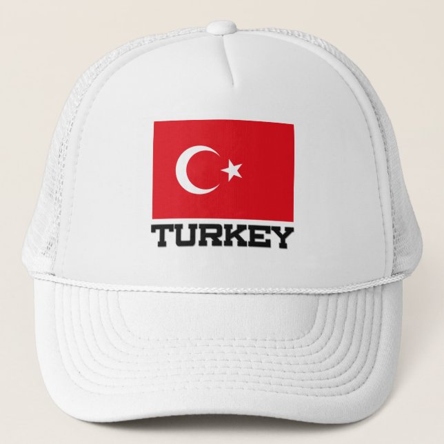 Boné Bandeira de Turquia (Frente)