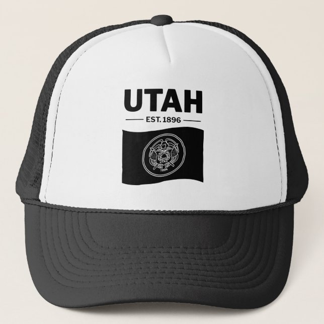 Boné Bandeira de Utah EUA (Frente)