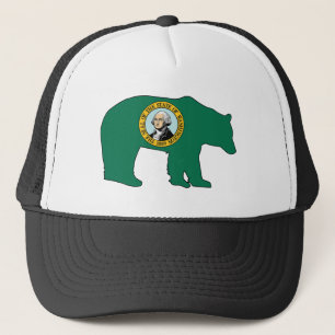 Boné Bandeira de Washington Urso