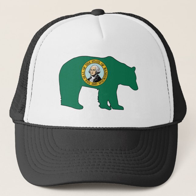 Boné Bandeira de Washington Urso (Frente)