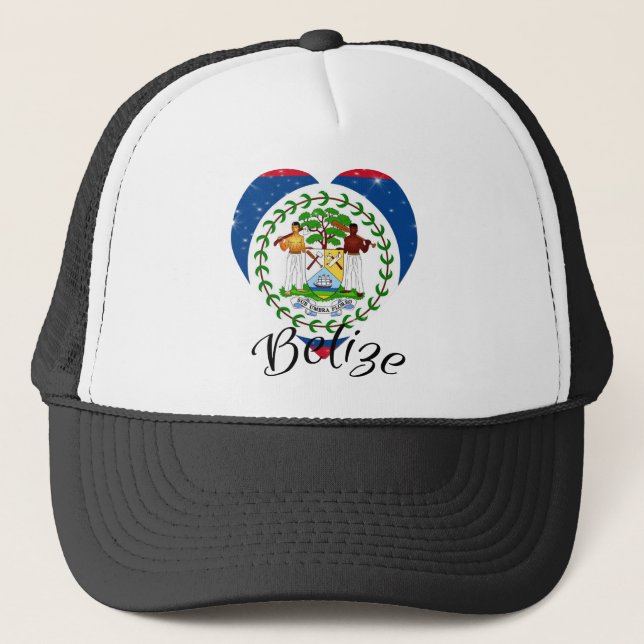 Boné Bandeira Do Belize - (Frente)