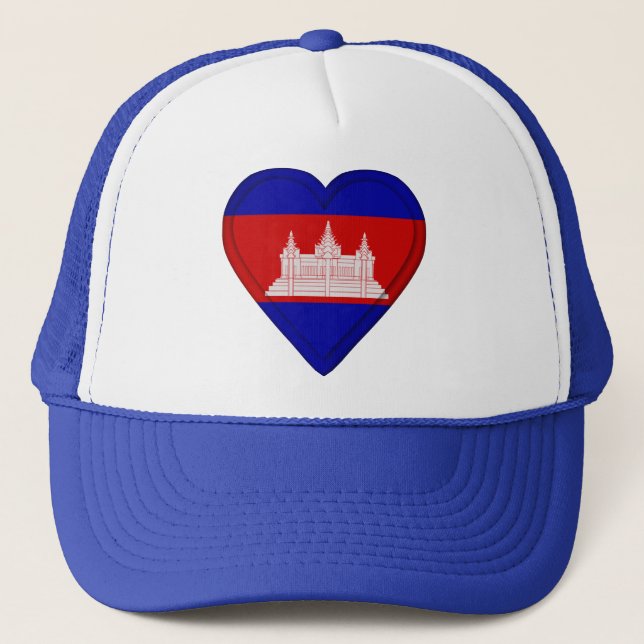 Boné Bandeira do Cambodian de Cambodia (Frente)
