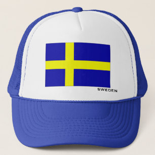 Boné Bandeira do chapéu da suecia