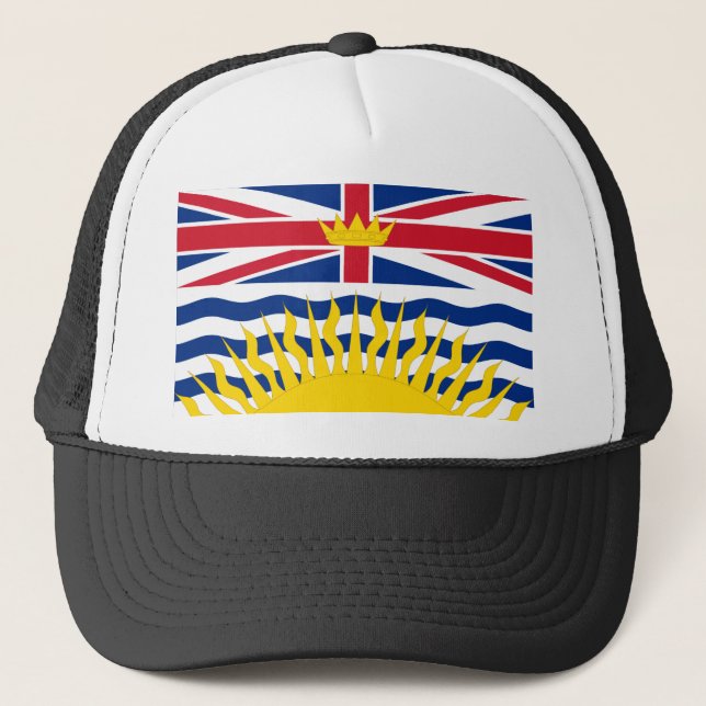 Boné Bandeira do Columbia Britânica, Canadá (Frente)