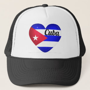 Boné Bandeira do Coração de Cuba
