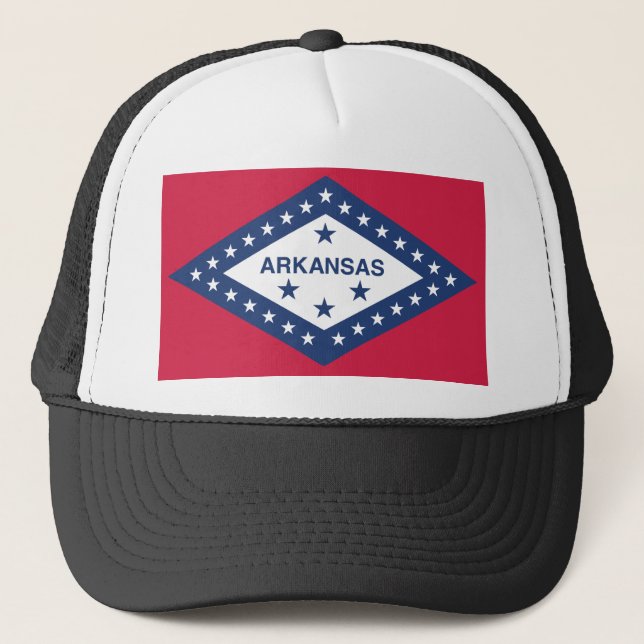 Boné Bandeira do estado de Arkansas (Frente)