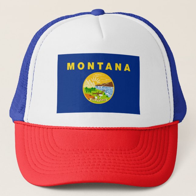 Boné Bandeira do Estado de Montana (Frente)