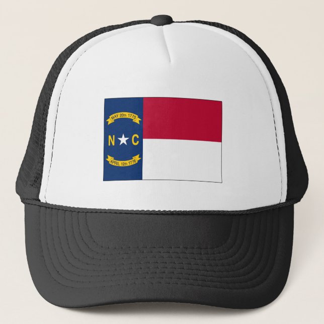 Boné Bandeira do estado de North Carolina (Frente)