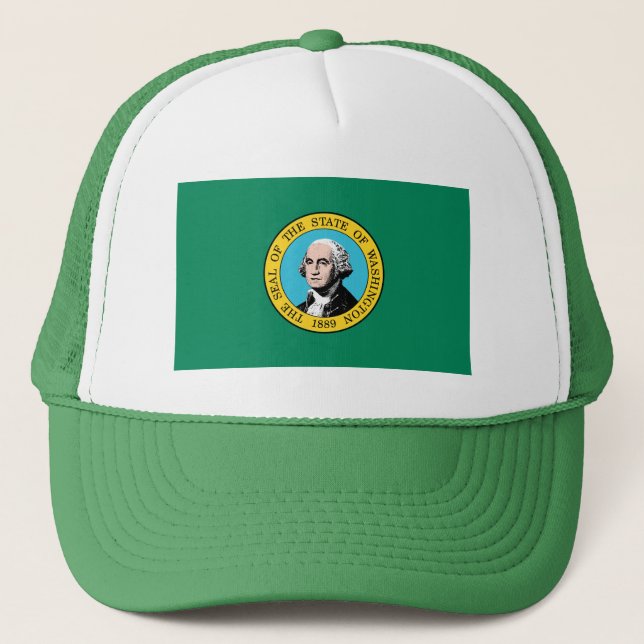 Boné Bandeira do Estado de Washington (Frente)