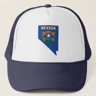 Boné Bandeira do Estado Formatado do Mapa Silhueta de N