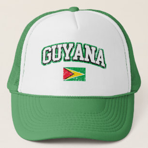 Boné Bandeira do Guyana Vintage
