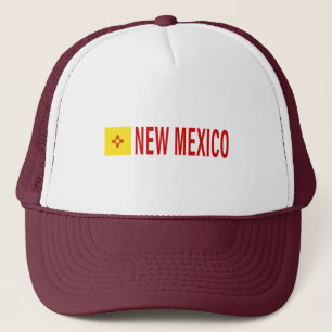 Boné Bandeira do Novo México Símbolo do Zia