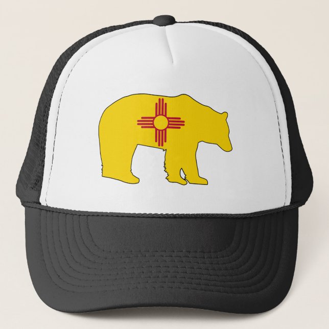 Boné Bandeira do Novo México Urso (Frente)
