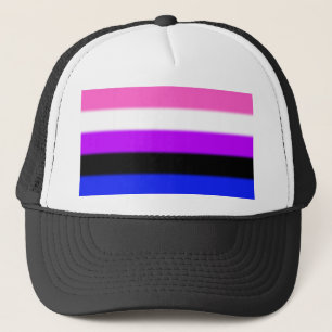 Boné Bandeira do orgulho de Falln Genderfluid