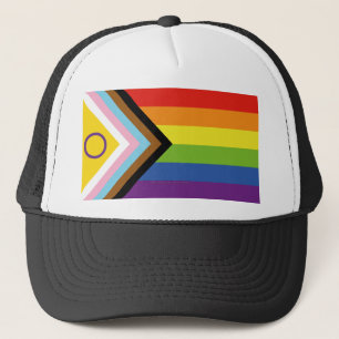 Boné Bandeira do orgulho intersexo de SlipperyJoe's fun