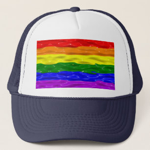 Boné Bandeira do orgulho líquido brilhante SlipperyJoe'
