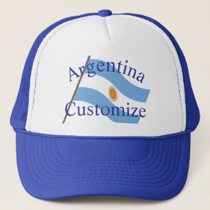 Boné Bandeira do País Argentina Thunder_Cove