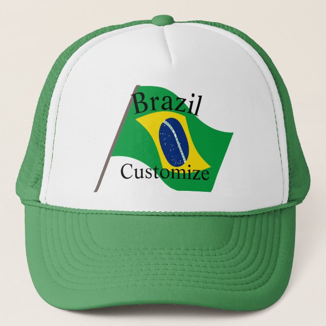 Boné Bandeira do País Brasil Thunder_Cove (Frente)