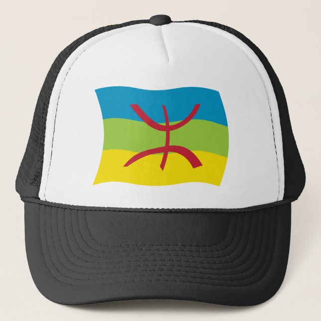 Boné Bandeira do Povo Berbere Chapéu (Frente)