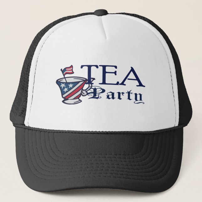 Boné Bandeira do tea party política (Frente)