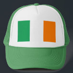 Boné Bandeira do Trucker Hat na Irlanda<br><div class="desc">Bandeira do Trucker Hat na Irlanda</div>