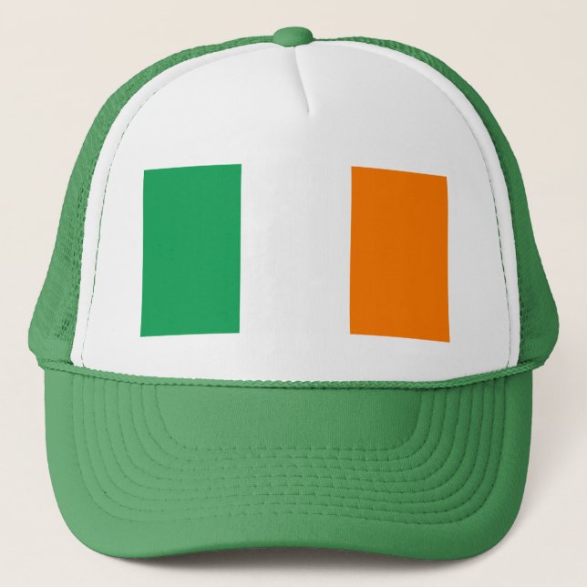 Boné Bandeira do Trucker Hat na Irlanda (Frente)