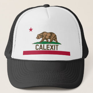 Boné Bandeira do urso de CALEXIT Califórnia
