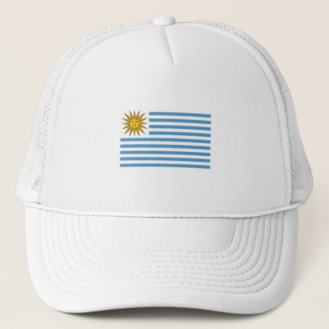 Boné Bandeira do Uruguai - Copo Mundial de Futebol Hat (Frente)