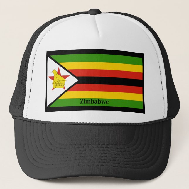 Boné Bandeira do Zimbabué (Frente)