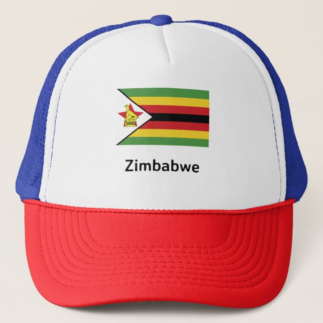 Boné Bandeira do Zimbabué (Frente)
