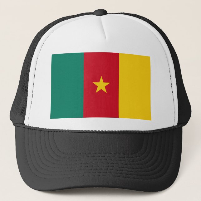 Boné Bandeira dos Camarões (Frente)